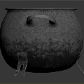 Cast Iron Cooking Pot Kitchen Appliance With Handle And Tripod Legs For Stovetop Use