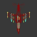 Green Fighter Jet With Weapon Mounts Cockpit Tail Fin And Design Details