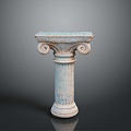 Columns Stone Columns Stone Columns Old Columns Roman Columns Roman Columns Classical Columns Greek Columns 3d model