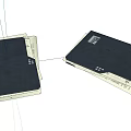 Modern Notebook Paper Copy Document 3d model