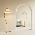 Quiet FLOS Floor Lamp 3d model
