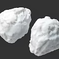 Garden Landscape Decorative White Stones With Rough Surface For Outdoor Design