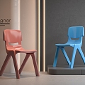 Modern children's chair 3d model