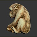 Monkey Monkey Cartoon Monkey Anime Monkey Stylized Monkey Fantasy Style Monkey Toy 3d model