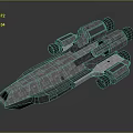 Modern fighter sci-fighter sci-fighter space fighter 3d model