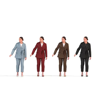 Figure standing woman 3d model