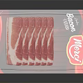 More Brand Bacon Slices in Red and Blue Packaging Design
