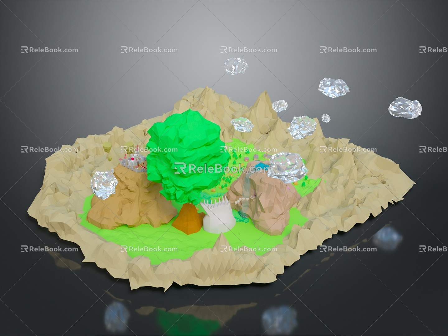 Game Environment Game Scene Fairy Tale Scene Fairy Tale Magic Scene Magic Item Fantasy Scene 3d model