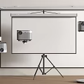 projection curtain 3d model