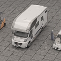 Forklift RV Tram 3d model