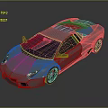 Modern Silver Sports Car Boasting Sleek Aerodynamic Design And Black Wheels