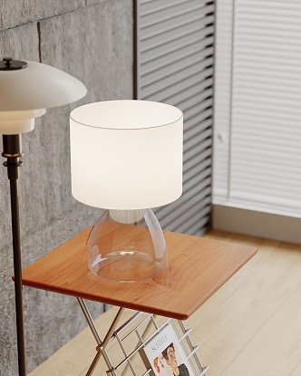 Table lamp table lamp side 3d model