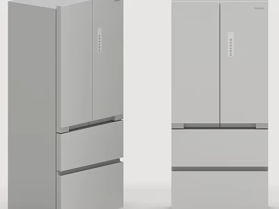 Modern Multi Door Refrigerators As Essential Kitchen Appliances For Home Use 3d model