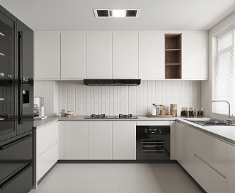 Modern Kitchen Minimalist Kitchen 3d model