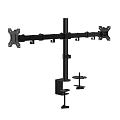 Ergonomic Dual Monitor Desk Mount Stand With Adjustable Arms And Stable Base