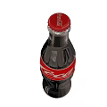 Coca Cola Carbonated Beverage in Classic Glass Bottle with Red Label