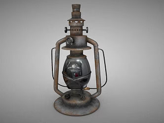 Kerosene Lamp Old-fashioned Kerosene Lamp Portable Lamp Fuel Lamp Retro Horse Lamp Outdoor Lamp Camping Lamp Low Face Number Low Model Simple Model Movie and TV Grade Super Realistic 3d model