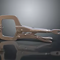 Pipe pliers vise bench vise wrench tool hardware tool processing tool furniture 3d model