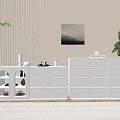 Modern Simple Style Cabinet Whole Cabinet Sideboard Cabinet Balcony Cabinet Storage Cabinet Entrance Cabinet 3d model