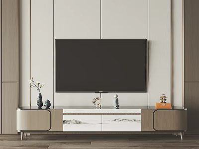 New Chinese TV Cabinet 3d model New Chinese TV Cabinet 3d model