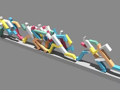 Sports Games Runners 3d model