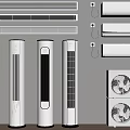 Wall Mounted and Floor Standing Air Conditioners with Tower Fans for Home Cooling