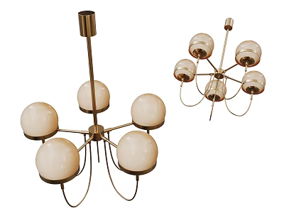 Modern Chandelier Art Chandelier Spherical Chandelier 3d model