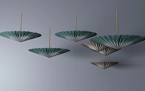 New Chinese Chandelier Decorative Lamp 3d model