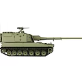 Type 99 self-propelled howitzer 3d model