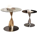Poliform side a few round side a few marble side a few corner a few 3d model