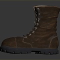 Cotton Shoes Warm Shoes Cold-proof Shoes 3d model