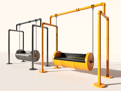 Industrial LOFT Swing Oil Barrel Swing model