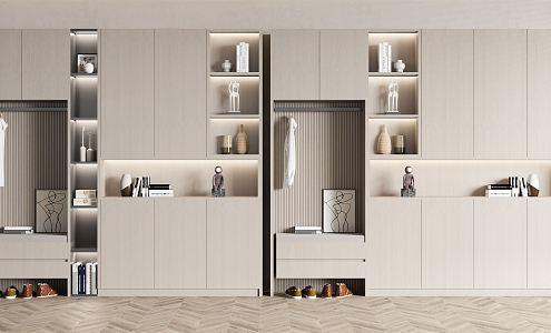 Modern shoe cabinet 3d model