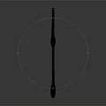 3D Rendered Musical Notes And Treble Clef On Dark Background With Reflection