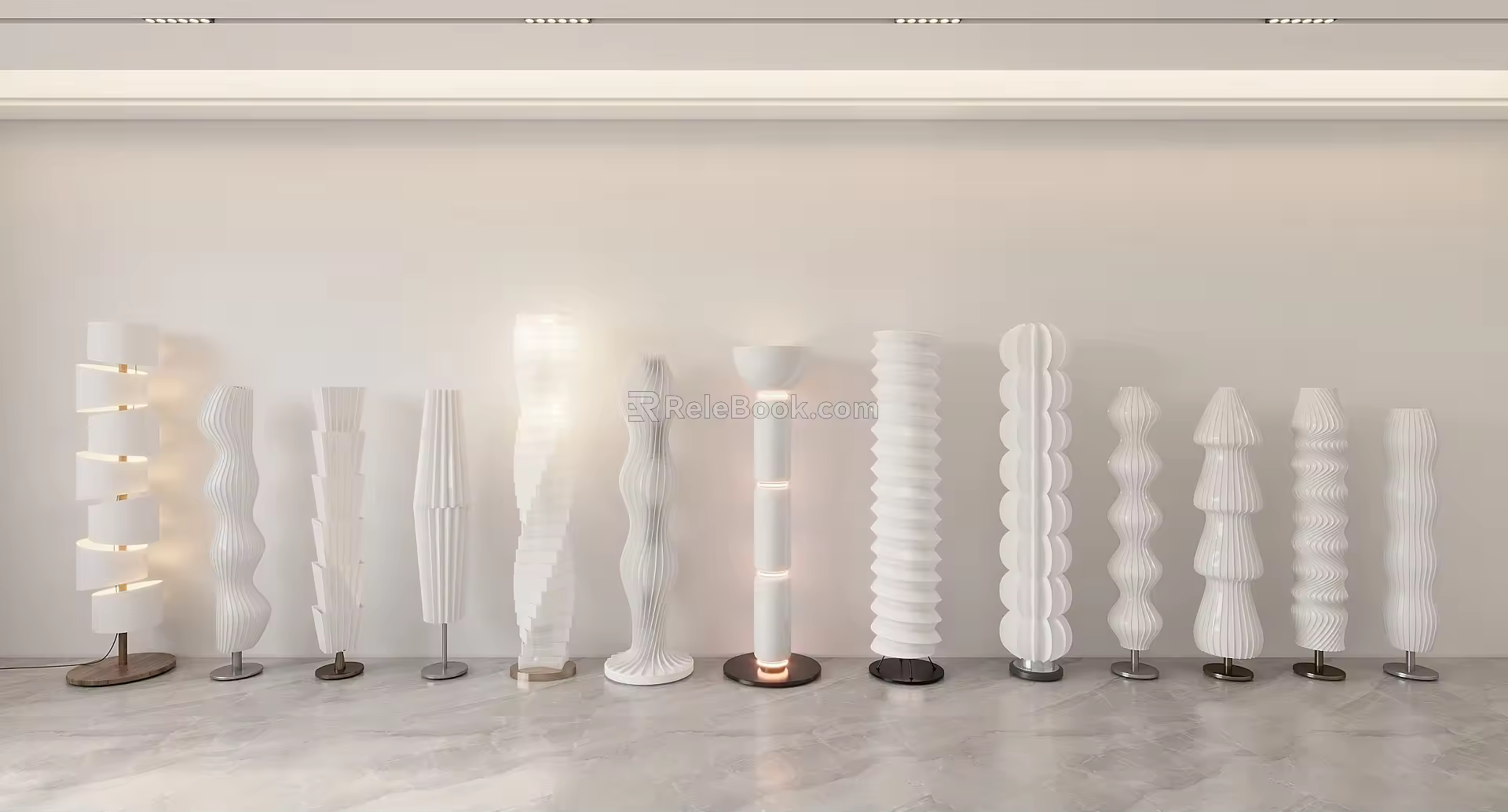 Modern floor lamp 3d model