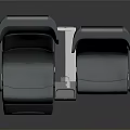 Modern Cosmic Spacecraft Seats With Ergonomic Design And Central Console