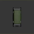 Green Small Vehicle With Modern Design And Large Off Road Wheels