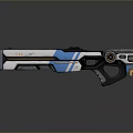 Science Fiction Firearms Next Generation Firearms Science Fiction Game Gun Game Firearms Game Gun Concept Gun Laser Gun 3d model