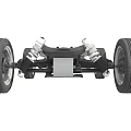 High Quality Automotive Chassis Suspension System With Wheels Shock Absorbers And Springs