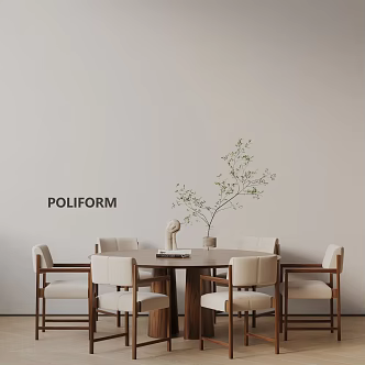 Modern table combination 3d model