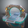 Science Fiction Door Science Fiction Door Science Fiction Entrance Door Science Fiction Entrance Future Door Security Door Password Door 3d model