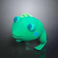 Frog Poison Frog Game Frog Reptile Cold Blooded Animal Reptile 3d model