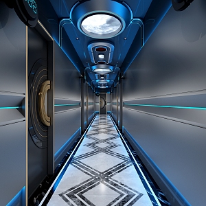 KTV Corridor Bar Corridor Club Night Club 3d model