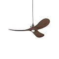Modern Design Wooden Blade Ceiling Fan with Lighting for Stylish Indoor Home Decor 3d model