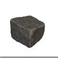 Natural Stone And Wood Blocks With Rough Surface Texture For Decorative Use 3d model