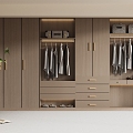 Modern Wardrobe Modern Light Luxury Wardrobe Modern Bedroom Wardrobe Cloakroom Wardrobe Finished Wardrobe 3d model