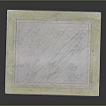 Elegant Square Marble Table With White Legs And Green Gold Decorative Accents
