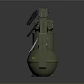 M18 White Smoke Grenade And 60MM Frag Grenade Military Explosive Weapons