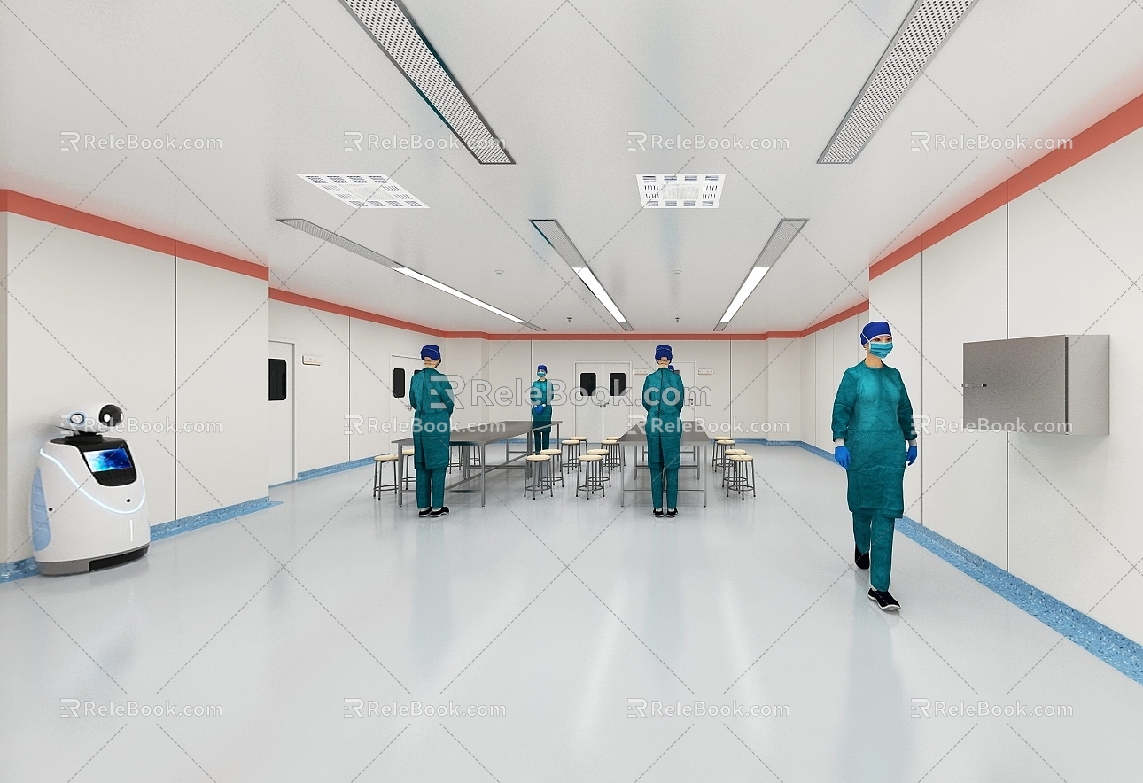 Modern Venous Fluid Distribution Center 3d model