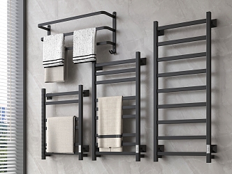 Towel Rack Electric Heating Towel Rack Bathroom Small Pieces 3d model